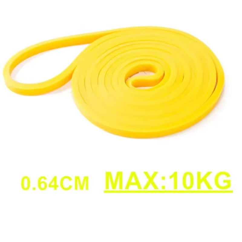 Heavy-Duty Latex Resistance Bands for Pull-Up Assistance and Pilates Workouts - Ideal for Home Gym Fitness and Body Shaping