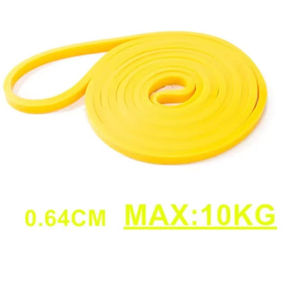 Heavy-Duty Latex Resistance Bands for Pull-Up Assistance and Pilates Workouts - Ideal for Home Gym Fitness and Body Shaping